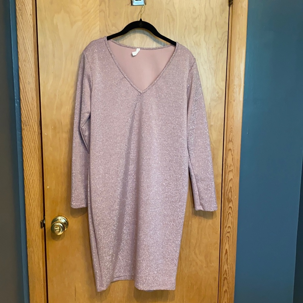 Maternity dress- large pink dress from pinkblush.